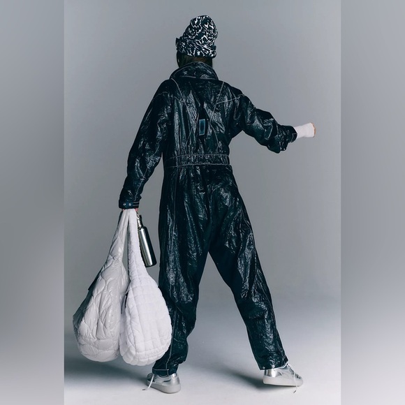 Free People Rough Rider Tyvek Jumpsuit Small NWT - Picture 3 of 16